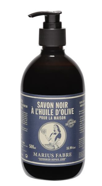 Savon Noir Zwarte zeep met pomp 500 ML