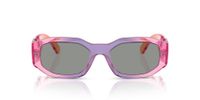 Versace The Clans Ve 4361 Lunettes de soleil homme multicolore géométrique gris 53mm