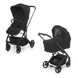 Foppapedretti Tictoc Duo kinderwagen, ebbenhout