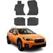 Omac Tapis De Sol Compatible Avec Subaru Xv 2011-2018 Noir Caoutchouc