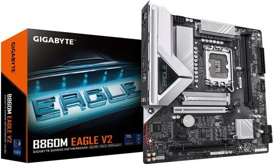 GIGABYTE B860M EAGLE V2 moederbord Intel B860 LGA 1851 micro ATX