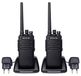 Talkie-walkie DMR - Talkie-walkie étanche Ip67 - 2200 mAh - Ensemble de 2 - Noir