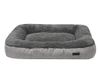 Nobby 61863 comfortkussen hoekig JASIN grijs L x B x H: 90 x 64 x 12 cm