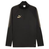 PUMA Maillot d'entraînement KINGtouch fermeture éclair 1/4 - Noir/Doré, pointure Small
