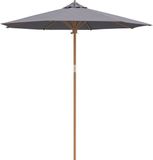 vidaXL Tuinparasol Bamboe Rond Donkergrijs 240 x 260 cm