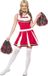 Generik SMIFFY'S Cheerleader Kostuum Vrouwen - Rood - XS