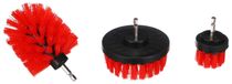 Merkloos Borstelset boormachine - 3 stuks - Middelhard - Rood