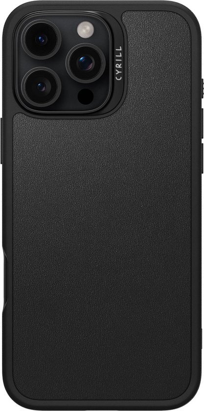 Spigen Cyrill Kajuk Mag Hoesje Geschikt voor Apple iPhone 16 Pro Max - Back Cover Compatibel met MagSafe - Zwart