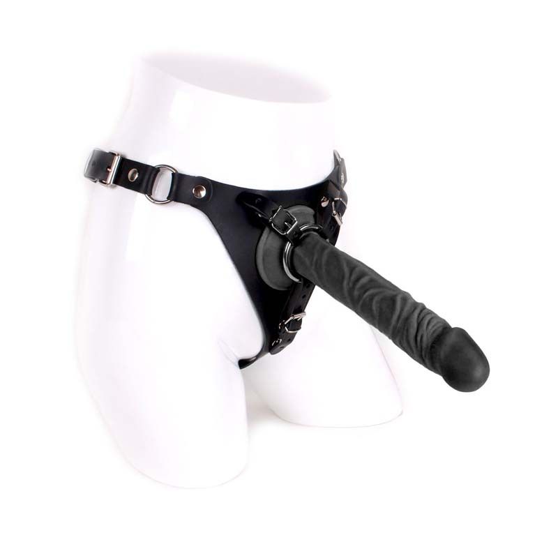 Kiotos Cox Strap-on Deluxe met Dildo 23cm zwart