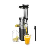 KASANOVA Slow Juicer voor groenten en fruit, professionele sapcentrifuge, koudepers-sapcentrifuge, 80 W Slim