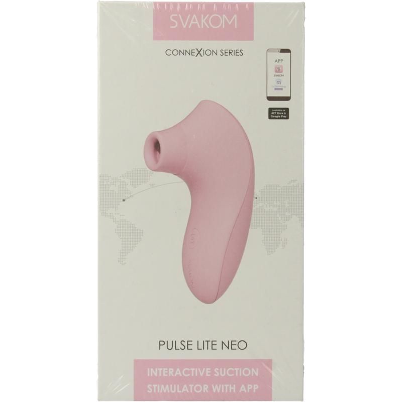 Svakom Pulse Lite Neo - Clitoris Vibrator - Light Pink
