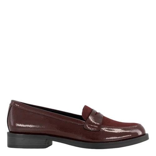 Graceland lakleren loafers - bordeaux