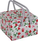 Hobby Gift Naaidoos (L): Twin Deksel: Vierkant: Aardbeien Kas