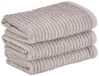 Heckett Lane Bath Hand Towel, 60% Bamboo Viscose, 40% Cotton, Glacier Grey, 50 x 100 Cm, 3.0 Pieces