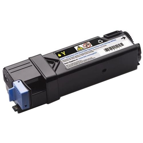 Dell 593-11037 Yellow Toner Cartridge - 2500 Pages - Compatible with 2150cn/cdn / 2155cn/cdn