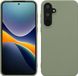 kwmobile hoesje geschikt voor Samsung Galaxy A55 5G - Hoesje voor smartphone - Back cover in grijsgroen
