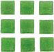 Glorex Hobby Mozaiek Steentjes/Tegeltjes - Vierkant - 140 Stuks - Groen - 1 x 1 cm