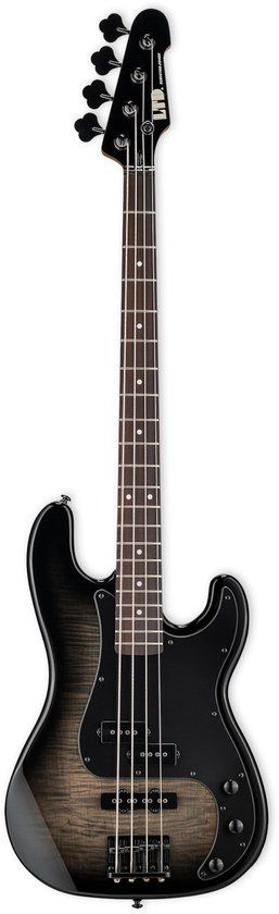 ESP LTD Surveyor-204DX Black Burst elektrische basgitaar