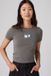 Levi's Graphic Hayes Cropped T-shirt - Women's - Zwart / Chrome Cherry Smoked Pearl Anthracite