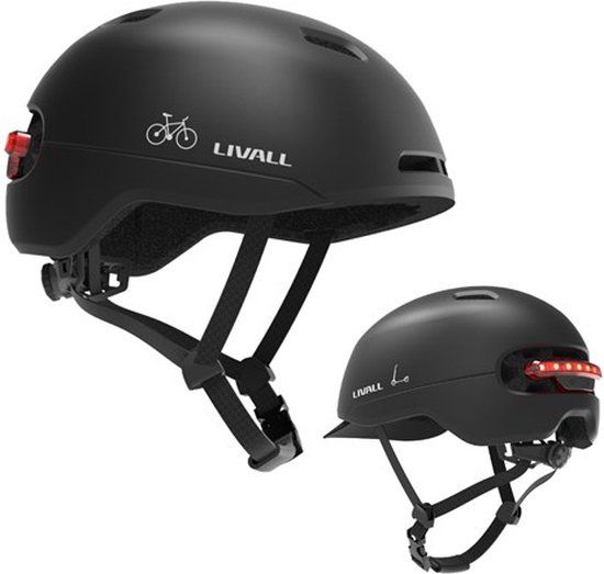 Livall C21 Smart Fiets Helm Zwart M (speed pedelec / snorscooter)