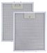 Filtres d'extraction en aluminium Set van 2 255 x 230 mm