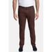 Charles Colby +FIT Collectie loose fit broek BARON LESLIE Plus Size donkerrood