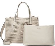 GUESS Brigitta 2-in-1 Tote Handtas Schoudertas Shell Beige