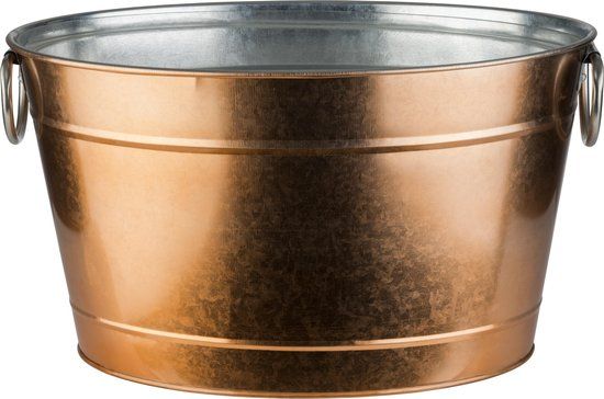 APS-Germany Wijnkoeler - IJsemmer - Koper Look - 11 Liter - 40x28x22 cm