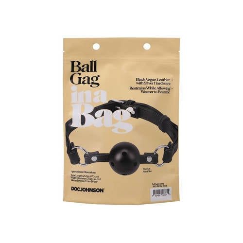 Doc Johnson Ball Gag - zwart