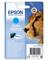 Epson T0712 - Cyaan - Inktcartridge - 495 pagina's - C13T07124022