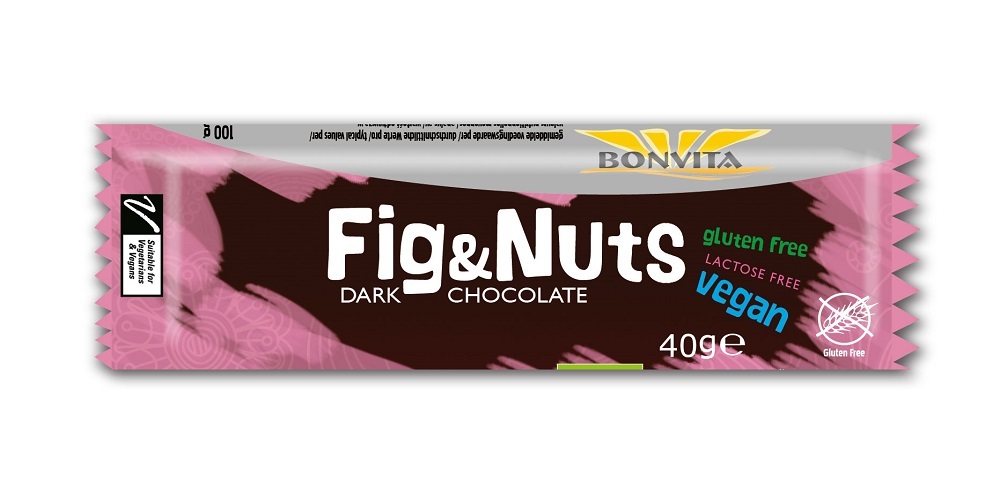 BonVita BonVita Fig & Nuts Dark Chocolate Bar