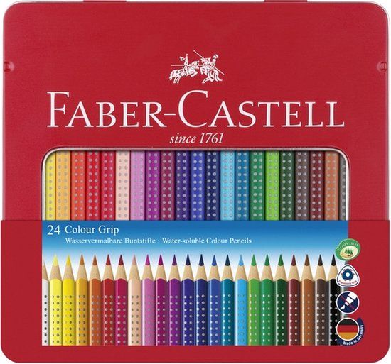 Faber-Castell Colour Grip kleurpotloden - 24 stuks