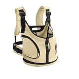 HUNTER KANGAROO Rugzak/draagtas, hondendraagtas, buiktas, kleine honden, puppy's 30 x 20 x 30 cm, beige