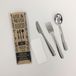 Set de 100 couverts, en acier inoxydable, réutilisable et sans nickel
