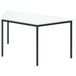 Hammerbacher table de réunion trapèze - 160x69 cm