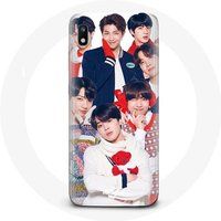 Maniacase Tasje voor Samsung Galaxy A10 BTS Poster Memebers Kerstcadeau 2023