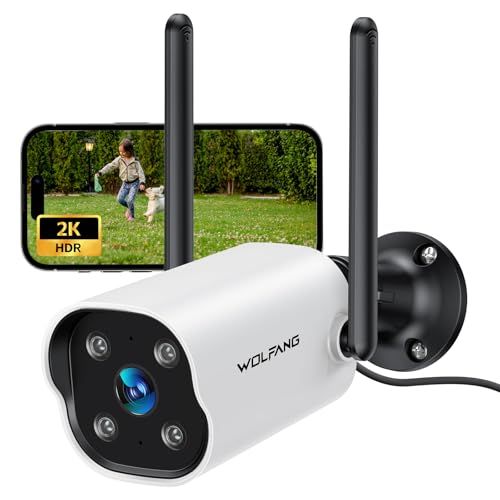 WOLFANG 2K Outdoor Security Camera