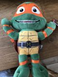 Play by Play Teenage Mutant Ninja Turtles Knuffel Michelangelo Pluche Blauw 30 cm