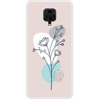Redmi Zachte siliconen hoes compatibel met Redmi Note 9 Pro Summer Sprig