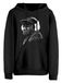 Cotton Prime Sweatshirt 'Monkey Mit DJ-Kopfhörer' donkergrijs / zwart / wit