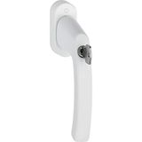 Hoppe 11715905 raamgreep LIÈGE-Secu100 blokkeercilinder, VK 7 x 32, wit