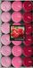 Conpax Candles Wild Raspberry Geur bougies chauffe-plat - Mega pack - 36x - 4,5 heures de combustion