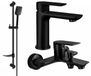 Mexen Alfa DF62 set de bain, noir - 745703DF62-70