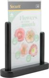 Securit® A5-posterlijst met massief zwarte houten voet