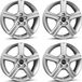 Borbet 4 Felgen, Modell CWD, 7.0x17 Zoll, ET46, 5x108, Farbe Silber, passend für DS DS7