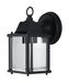 OSRAM ENDURA Classic buitenlamp S E27 zwart, gegoten aluminium, helder glas, IP43, zonder lamp, geschikt voor buitenopstelling