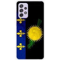 Samsung Galaxy A52 Drapeau Guadeloupe Bedrukt Siliconen Hoesje