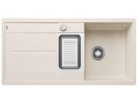 Blanco Metra 6 S-F Silgranit spoelbak, 990x490 mm, zacht wit
