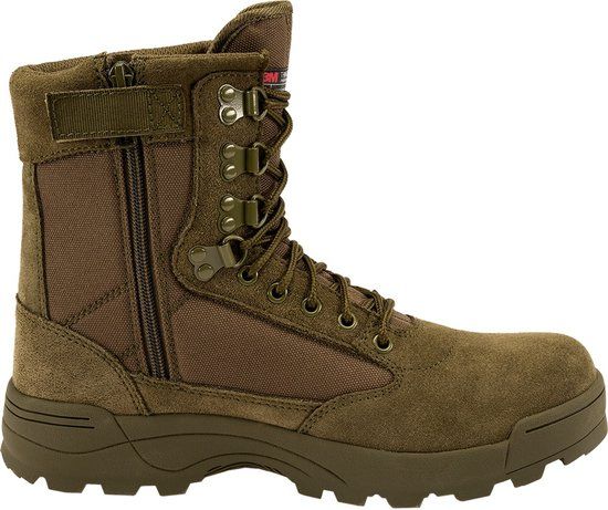 Brandit Tactical Boots Zipper Heren Laars - olijf - EU40