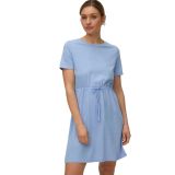 VERO MODA VMLUNA SS STRING ROBE COURTE JRS NOOS - Femmes - Mini-robe - Taille L - Brunnera Blue